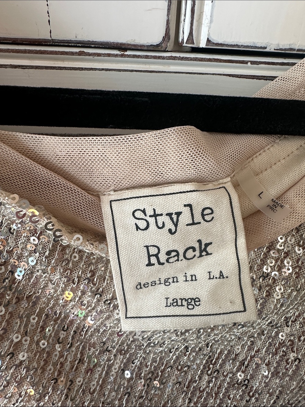 Style Rack Silver Sequin Mini Dress - Picture 3 of 5